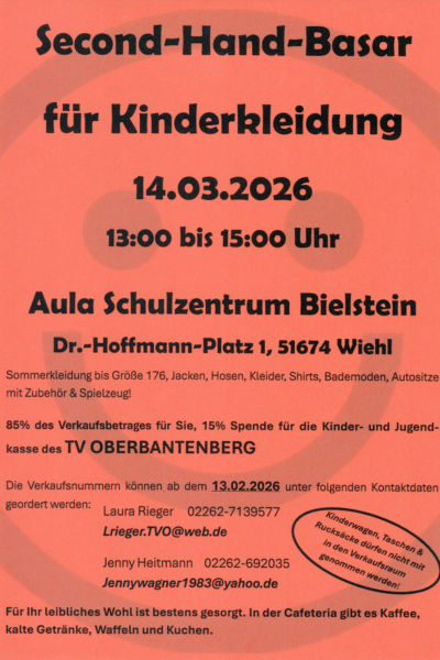 2026 TVO Basar Fruehling 2026 TVO Basar Fruehling